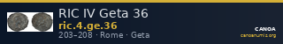 RIC IV Geta 36 — CANOA