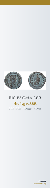 RIC IV Geta 38B — CANOA