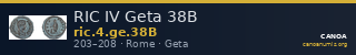 RIC IV Geta 38B — CANOA