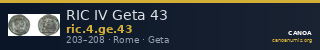 RIC IV Geta 43 — CANOA
