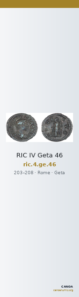 RIC IV Geta 46 — CANOA