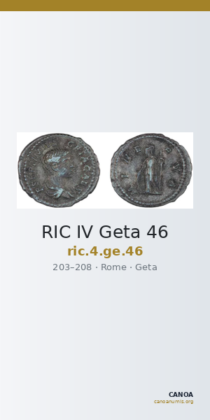 RIC IV Geta 46 — CANOA