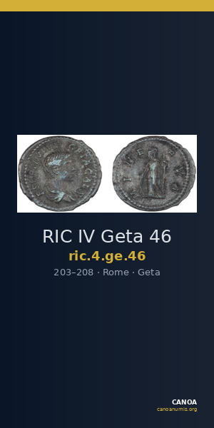 RIC IV Geta 46 — CANOA
