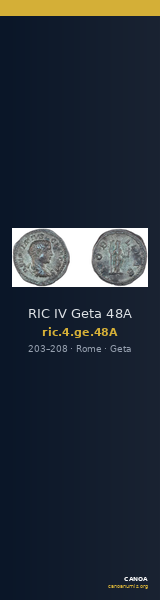 RIC IV Geta 48A — CANOA