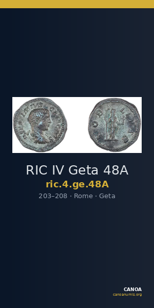 RIC IV Geta 48A — CANOA