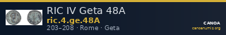 RIC IV Geta 48A — CANOA