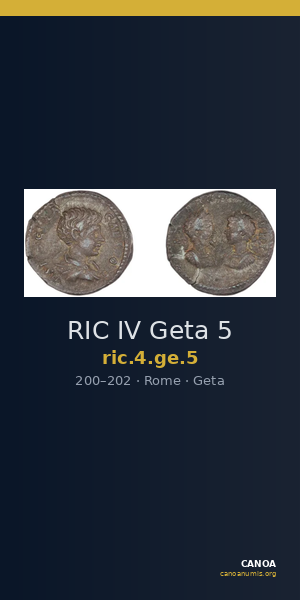 RIC IV Geta 5 — CANOA