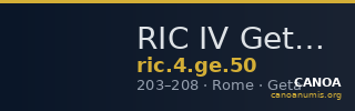 RIC IV Geta 50 — CANOA