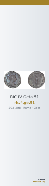 RIC IV Geta 51 — CANOA