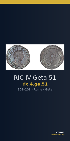 RIC IV Geta 51 — CANOA