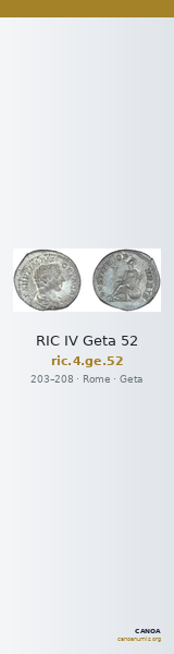 RIC IV Geta 52 — CANOA
