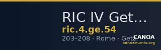 RIC IV Geta 54 — CANOA