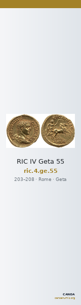 RIC IV Geta 55 — CANOA