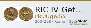 RIC IV Geta 55 — CANOA