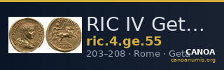 RIC IV Geta 55 — CANOA