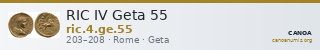 RIC IV Geta 55 — CANOA