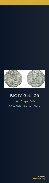 RIC IV Geta 56 — CANOA