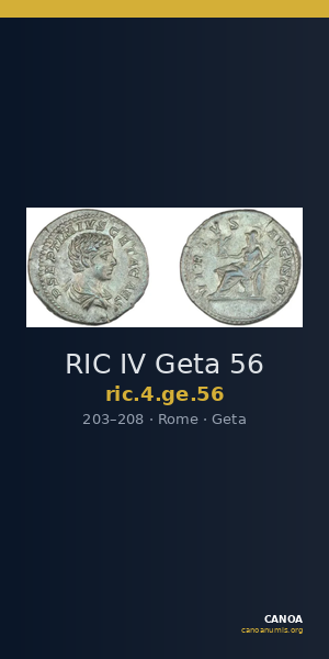 RIC IV Geta 56 — CANOA