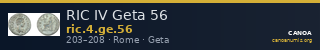 RIC IV Geta 56 — CANOA