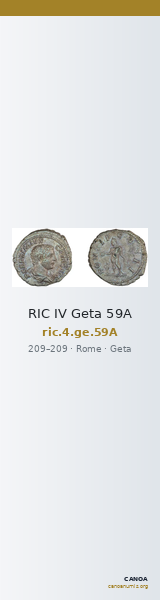 RIC IV Geta 59A — CANOA