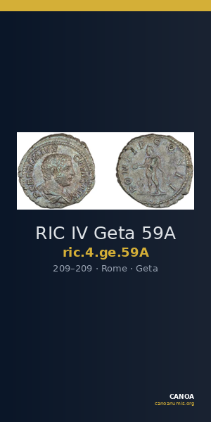 RIC IV Geta 59A — CANOA