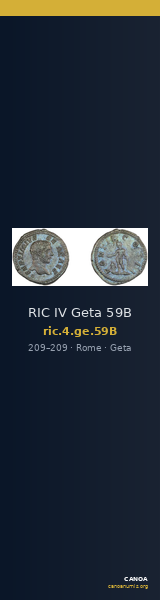 RIC IV Geta 59B — CANOA