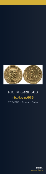 RIC IV Geta 60B — CANOA
