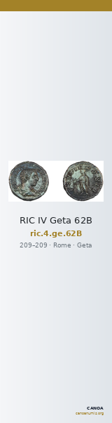 RIC IV Geta 62B — CANOA