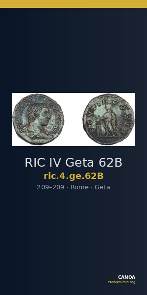 RIC IV Geta 62B — CANOA