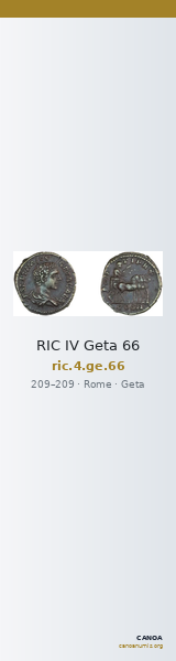 RIC IV Geta 66 — CANOA