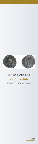 RIC IV Geta 69B — CANOA
