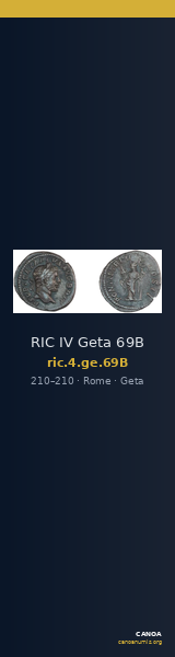 RIC IV Geta 69B — CANOA