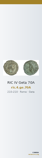 RIC IV Geta 70A — CANOA