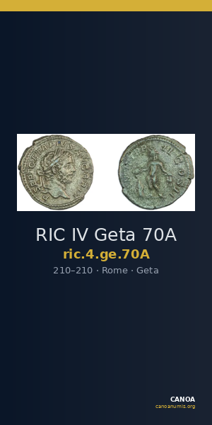 RIC IV Geta 70A — CANOA