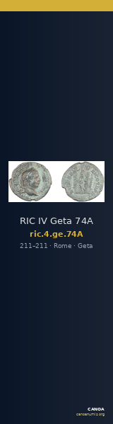 RIC IV Geta 74A — CANOA