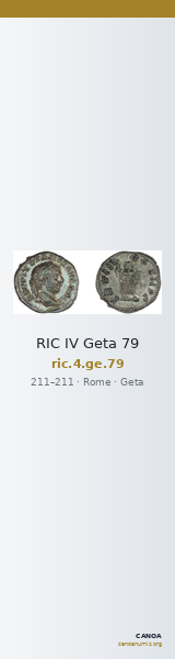 RIC IV Geta 79 — CANOA