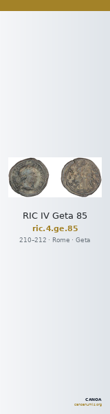 RIC IV Geta 85 — CANOA
