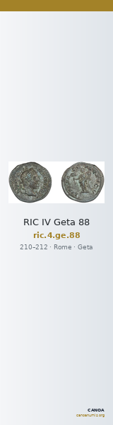 RIC IV Geta 88 — CANOA