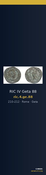 RIC IV Geta 88 — CANOA
