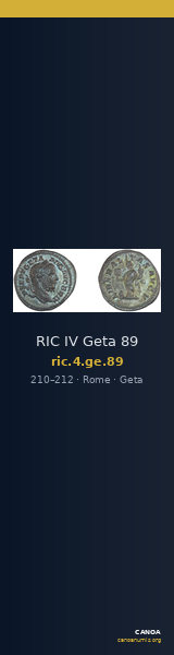 RIC IV Geta 89 — CANOA