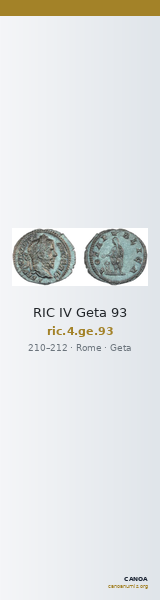 RIC IV Geta 93 — CANOA
