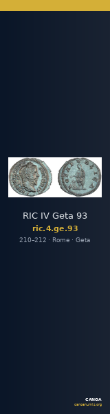 RIC IV Geta 93 — CANOA