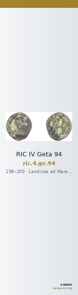 RIC IV Geta 94 — CANOA