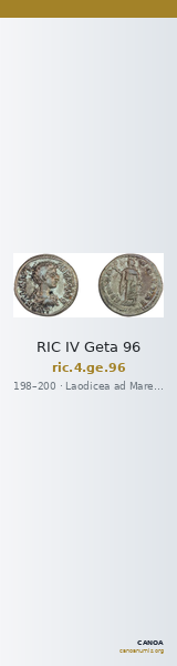 RIC IV Geta 96 — CANOA