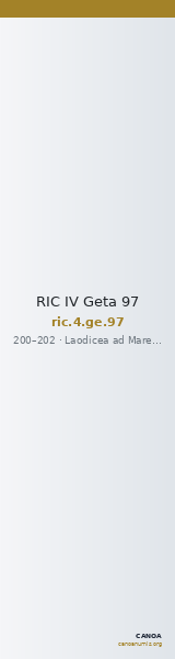 RIC IV Geta 97 — CANOA