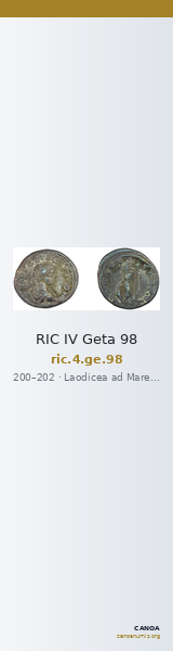 RIC IV Geta 98 — CANOA