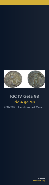 RIC IV Geta 98 — CANOA