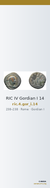RIC IV Gordian I 14 — CANOA