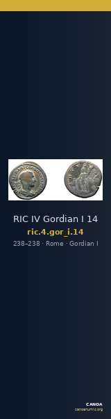 RIC IV Gordian I 14 — CANOA