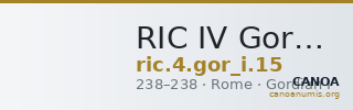 RIC IV Gordian I 15 — CANOA